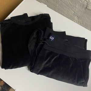 Nwt GAP velour joggers SET XL